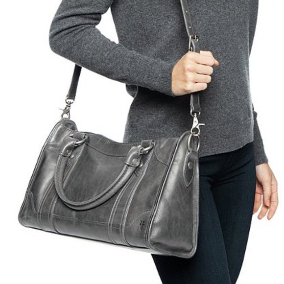 frye melissa leather satchel